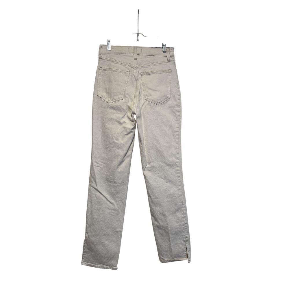 Abercrombie & Fitch White High Rise Straight Jeans 27 - Picture 10 of 10
